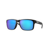 Oakley Holbrook Sunglasses Adult (Matte Black) Prizm Sapphire Polarized Lens Front Left