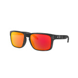 Oakley Holbrook Sunglasses Adult (Black Camo) Prizm Ruby Lens Front Left