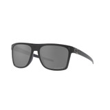 Oakley Leffingwell Sunglasses Adult (Matte Black Ink) Prizm Black Polarized Lens Front Left