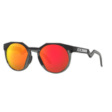 Oakley HSTN Sunglasses Adult (Matte Carbon/Grey Smoke) Prizm Ruby Lens Front Left