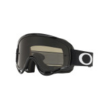 Oakley XS O Frame Sand MX Goggle (Jet Black) Clear and Dark Grey Lens Front Left