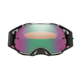 Oakley Airbrake MX Goggle (Tuff Blocks Black/Gunmetal) Prizm MX Jade Lens Front