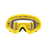 Oakley XS O Frame MX Goggle (Moto Yellow) Clear Lens Front