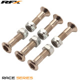 RFX Race Sprocket Bolt and Nut Kit (6pcs) M8 x 35mm Suzuki Pre 95 and Special For CRF Conversion
