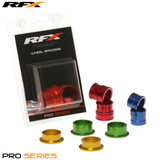 RFX Pro Wheel Spacers Front (Green) Kawasaki KXF250 06-20 KXF450 06-18 KX125/250 06-08 Pack