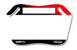RFX Pro Pit Board Inc. Pen (Honda White/Red) Front