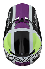 Troy Lee Designs SE5 Composite Helmet - Quattro White  Glo Green