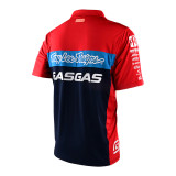 Troy Lee Designs Tld Gasgas Team Pit Shirt - Red Navy