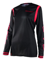 Troy Lee Designs Womens GP Jersey - Mono Black Fluo Red