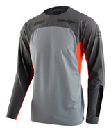 Troy Lee Designs Scout Se Jersey - Systems Grey Neon Orange