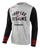 Troy Lee Designs Scout GP Jersey - Ride On Charcoal Vintage White