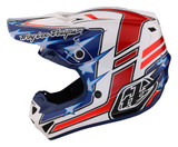 Troy Lee Designs SE4 Polyacrylite Helmet - Flagstaff White