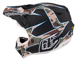 Troy Lee Designs SE4 Polyacrylite Helmet - Matrix Camo Black