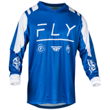 Fly Racing 2024 F-16 Jersey (True Blue/White) Front Fly Racing 2024 F-16 Jersey (True Blue/White) Front
