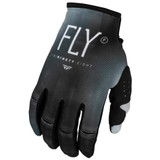 Fly Racing 2024 Youth Kinetic Prodigy Gloves (Black/Light Grey) Back