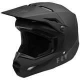 Fly Racing 2024 Kinetic Helmet (Solid Matte Black) Front Left