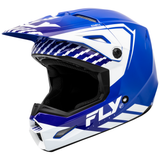 Fly Racing 2024 Kinetic Menace Helmet (Blue/White) Front Left