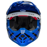 Bell MX 2024 Moto-9S Flex Adult Helmet (Banshee Blue/White) Front