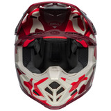 Bell MX 2024 Moto-9S Flex Adult Helmet (Ferrandis Merchant Red/Silver) Front