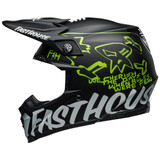 Bell MX 2024 Moto-9S Flex Adult Helmet (Fasthouse MC Black/Yellow) Side Left