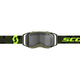 Scott Prospect Goggle Enduro Light Sensitive Kaki Green / Neon Yellow - Light Sensitive Grey + Free Smartfilm