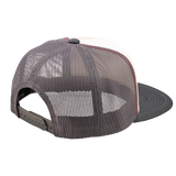 Troy Lee Designs Peace Out Trucker Snapback Cap Vintage White / Carbon