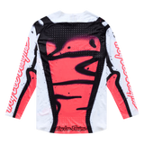 Troy Lee Designs 2025 Fall SE Ultra Jersey - Membrane White / Infra Red Troy Lee Designs 2025 Fall SE Ultra Jersey - Membrane White / Infra Red