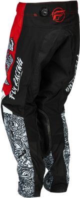 Kinetic 2026 Youth Mutant Pant Red/White/Black