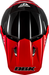 Kinetic DBK Special Edition Helmet Black/Red/Grey