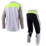 Troy Lee Designs Se Pro Kit Combo - Grid Fog / Flo Yellow