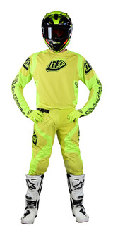 Troy Lee Designs Se Ultra Kit Combo - Sequence Flo Yellow