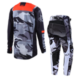Troy Lee Designs Youth GP Kit Combo - Brazen Camo Black / Orange
