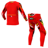 FXR Podium Gladiator MX Kit Combo - Red / Black / Yellow