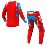 FXR Clutch Pro MX Kit Combo - Red / White / Cyan