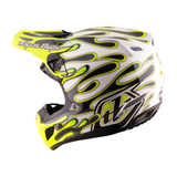 Troy Lee Designs 2026 Fall SE5 COMPOSITE Helmet w/Mips Overspray - Charcoal / Flo Yellow