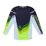 Troy Lee Designs 2026 Fall GP PRO Jersey Stagger - Gunmetal / Neo Yellow