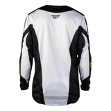 Fly Racing Kinetic Fade Jersey - White / Black / Hi-Vis