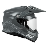 Fly Racing Trekker Helmet - Grey / Grey