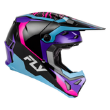 Fly Racing Formula CP Charge Helmet - Black / Purple / Pink / Blue