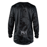 Fly Racing Kinetic Dark Series Jersey - Grey / Black