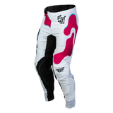Fly Racing Youth Lite Vibe Pants - White / Pink / Blue