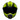 Bell MX 2023 MX-9 Adventure Mips Adult Helmet (Dash Hi-Viz Yellow/Grey) Front Dark Visor