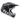 Fly Racing 2023 Kinetic Scan Youth Helmet (Black/White) Side Right