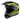 Fly 2023 Trekker Pulse Adult Helmet (Black/Hi-Viz) Front Left