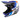 Troy Lee Designs D4 Composite Mips Helmet - Qualifier White / Blue
