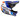 Troy Lee Designs D4 Composite Mips Helmet - Qualifier White / Blue