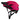 Troy Lee Designs Flowline Helmet - Orbit Magenta / Black