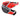 Troy Lee Designs SE4 Polyacrylite Helmet - Quattro Red Charcoal