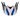 Troy Lee Designs GP Visor; Apex White / Blue