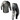 2024 Youth Kinetic Prodigy Kit Combo (Black/Light Grey)